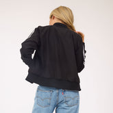 Track Bomber, Black and White Stripe