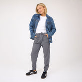 Black Check Jetsetters