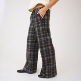 Slip On Trouser, Aspen Plaid