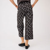 Spooky Audrey Mid Rise Wide Leg Pants, Bats