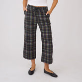 Audrey Mid Rise Wide Leg Pants, Aspen Plaid