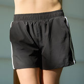 Sideline Track Shorts, Black Dot