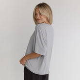 Perfect Oversized Bamboo Tee, Cloud