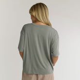 Perfect Oversized Bamboo Tee, Sage