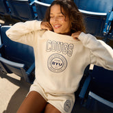 BYU Arrive Crew, Tan - Seal