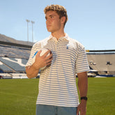 BYU Men's Polo, Venice Stripe