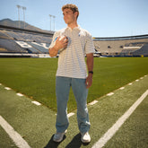 BYU Men's Polo, Venice Stripe