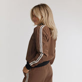Track Bomber, Coffee and Sugar Stripe