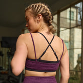 Double Exhale Bra, Purple