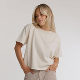 Perfect Oversized Cotton Tee, Sugar