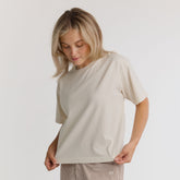 Perfect Oversized Cotton Tee, Sugar
