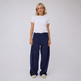 High Rise Barrel Pants, Corduroy