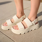 Sorel Kinetic Sunchase Ankle Strap, Chalk/Sea Salt