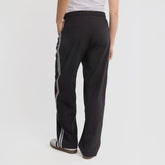 Trouser Track Pants, Black and White Stripe