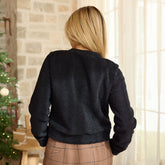 Alta Sherpa Cardigan, Black