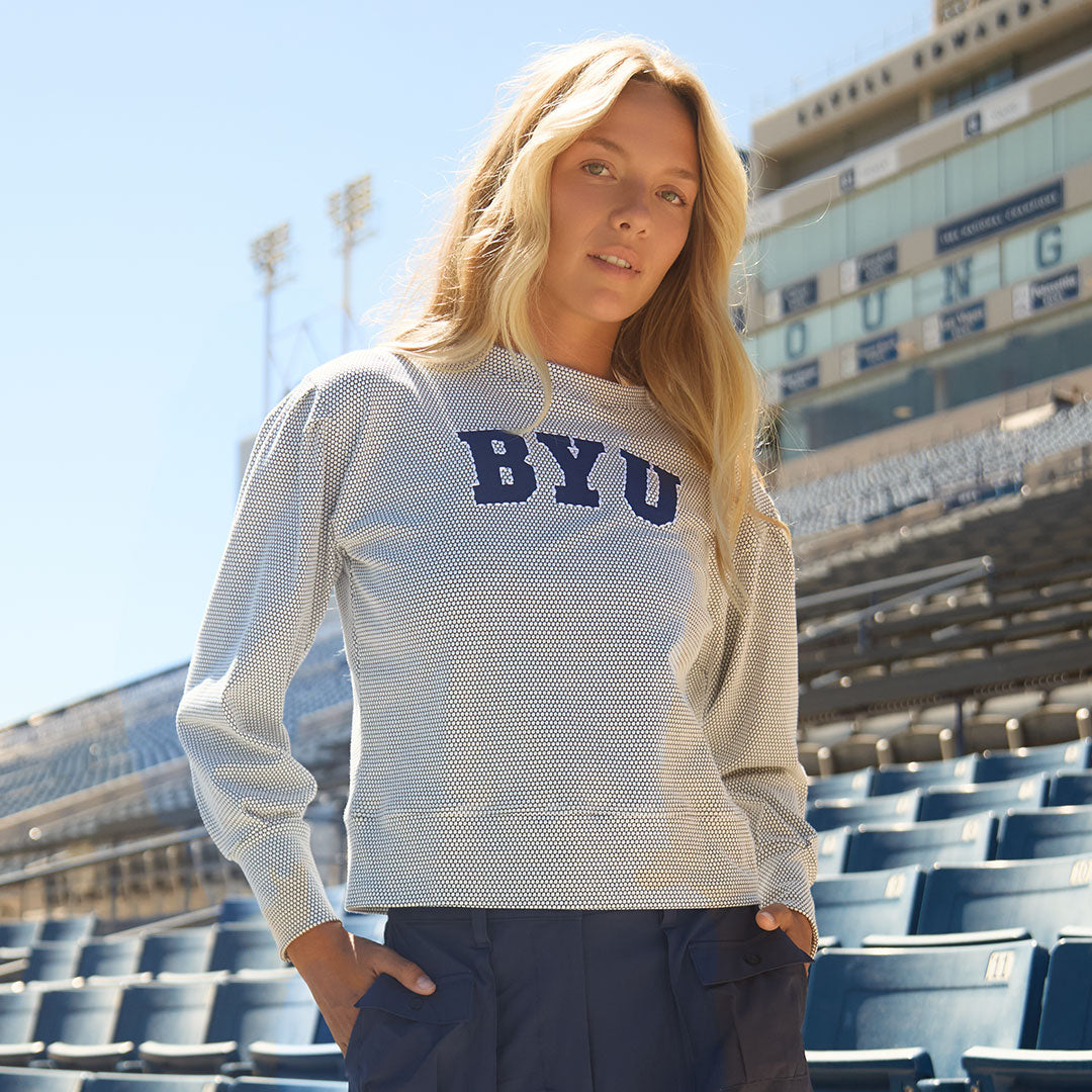 BYU Serena Top, Honeycomb - BYU