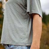 Perfect Oversized Bamboo Tee, Raven