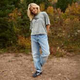 Perfect Oversized Bamboo Tee, Raven