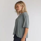 Perfect Oversized Bamboo Tee, Clover