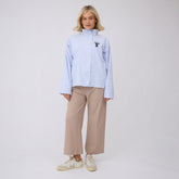 BYU Striped Collar Zip-Up Jacket