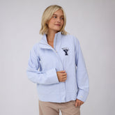 BYU Striped Collar Zip-Up Jacket