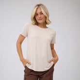 Basic Tee, Oatmeal