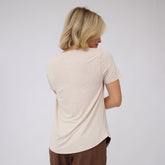 Basic Tee, Oatmeal