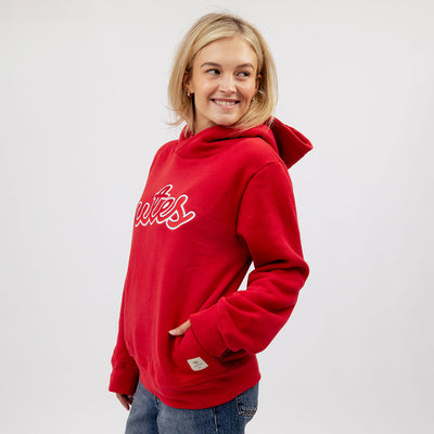 Utah Relaxed Hoodie, Red - Utes