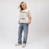 Utah Oversized Tee, Natural - University