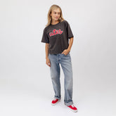 Utah Oversized Tee, Charcoal - Utes