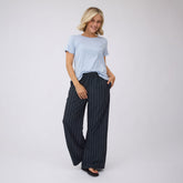 Basic Tee, Dusty Blue