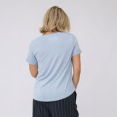 Basic Tee, Dusty Blue
