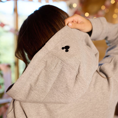 Disney Minnie Boyfriend Hoodie, Grey