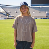 BYU Perfect Oversized Tee, Brown - Y