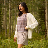 Boss Tee, Toffee Plaid