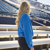 BYU Oxford 1/4 Zip, Royal - Y