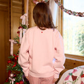 Disney Mickey Mouse Peppermint Crew Sweatshirt, Pink