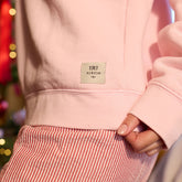 Disney Mickey Mouse Peppermint Crew Sweatshirt, Pink