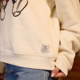 Disney Mickey Mouse Holiday Boyfriend Hoodie, Oat