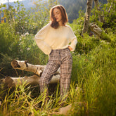 Destination Joggers, Toffee Plaid