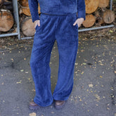 Canyon Fleece Slip On Trouser, Navy