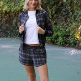 Varsity Shorts, Aspen Plaid
