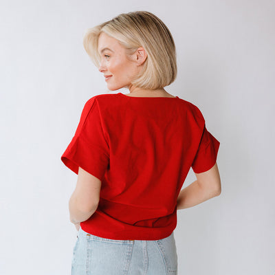 Utah Boss Tee, Crimson