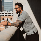 Men's Classic Tee, Heather Grey