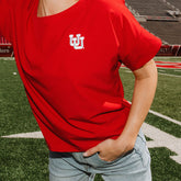 Utah Boss Tee, Crimson