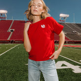 Utah Boss Tee, Crimson