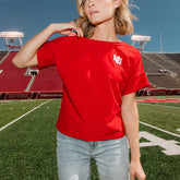 Utah Boss Tee, Crimson