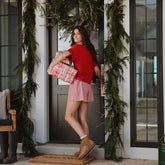 Sweet Slumber Shorts, Red Stripe