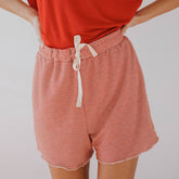 Sweet Slumber Shorts, Red Stripe