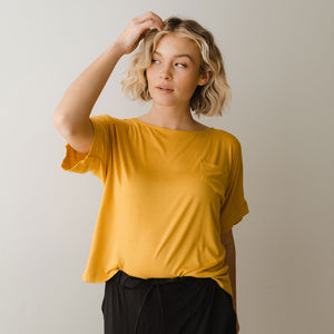 Relaxed Tee, Mustard